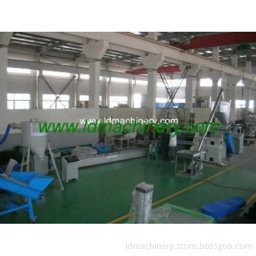 PP flake noodle cutting granulating machine